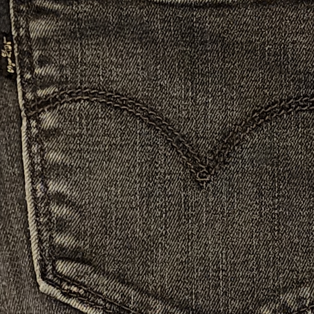 Levis 721 High Rise Skinny Jeans Flag Stone Gray Size W28 L32 - Picture 14 of 14